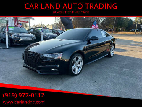 2016 Audi A5 for sale at CAR LAND  AUTO TRADING - CAR LAND AUTO TRADING in Raleigh NC