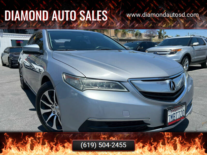 2015 Acura TLX for sale at DIAMOND AUTO SALES in El Cajon CA