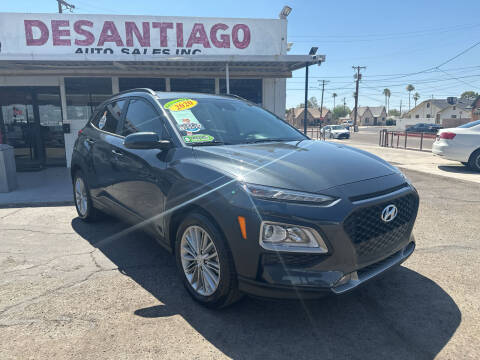 2020 Hyundai Kona for sale at DESANTIAGO AUTO SALES in Yuma AZ