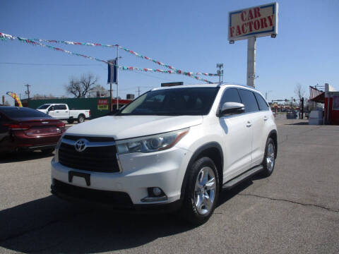 2014 Toyota Highlander for sale at CAR FACTORY S in Oklahoma City OK