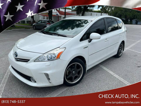 2013 Toyota Prius v for sale at CHECK AUTO, INC. in Tampa FL