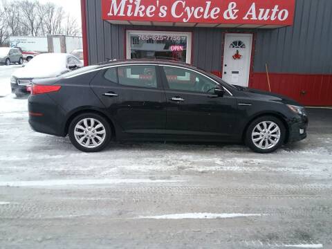 2015 Kia Optima for sale at MIKE'S CYCLE & AUTO in Connersville IN