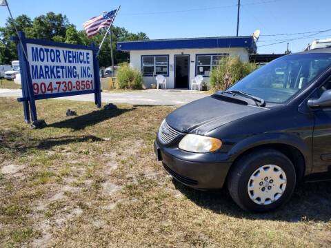 2004 Chrysler Town and Country for sale at MOTOR VEHICLE MARKETING INC in Hollister FL