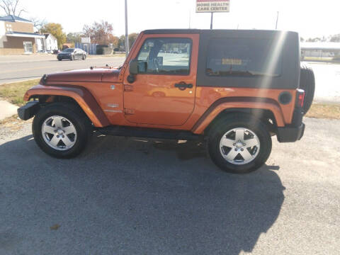 2010 Jeep Wrangler for sale at RICK'S AUTO SALES in Logansport IN