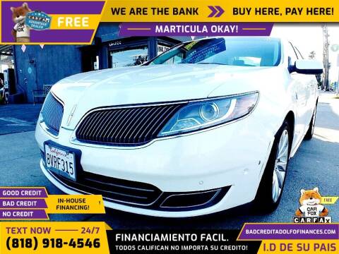 2013 Lincoln MKS for sale at Adolfo Finances in Los Angeles CA
