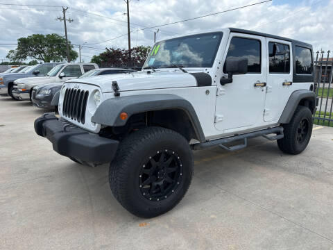 2014 Jeep Wrangler Unlimited for sale at Delgado Auto Sales LLC in Grand Prairie TX