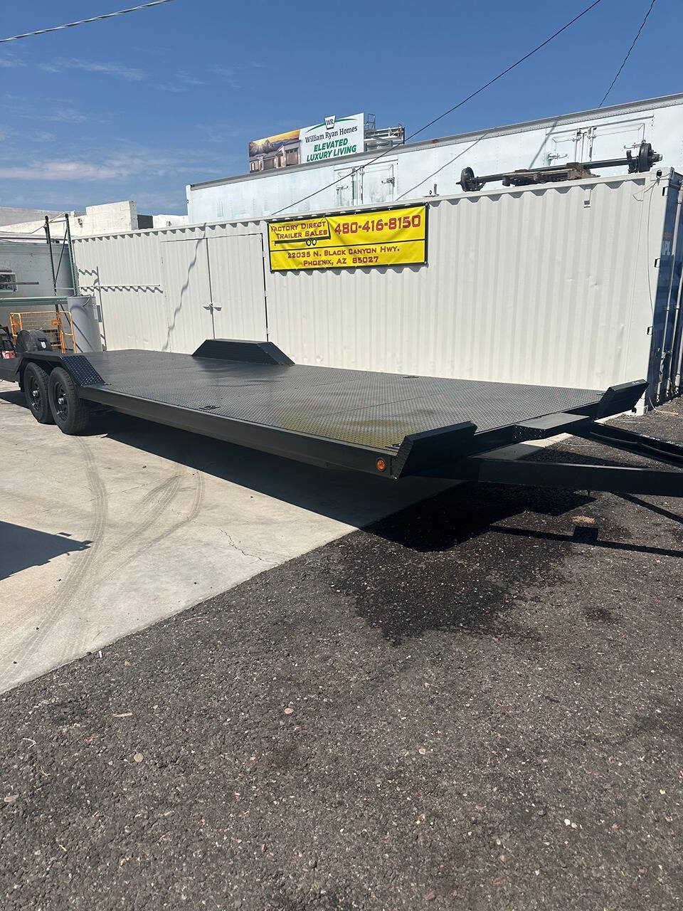 2025 Polestar 20' Steel Bed Drive Over Fender Car/Toy Hauler for sale at Factory Direct Trailer Sales in Phoenix, AZ