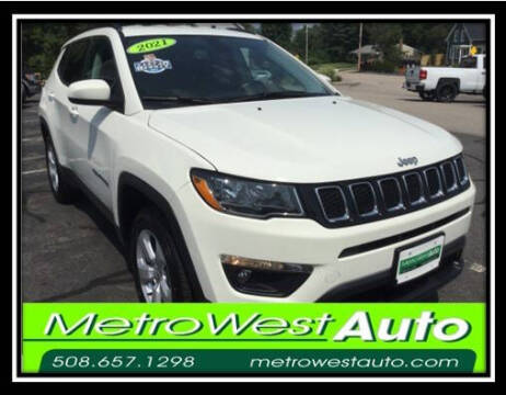 2021 Jeep Compass for sale at Metro West Auto in Bellingham MA