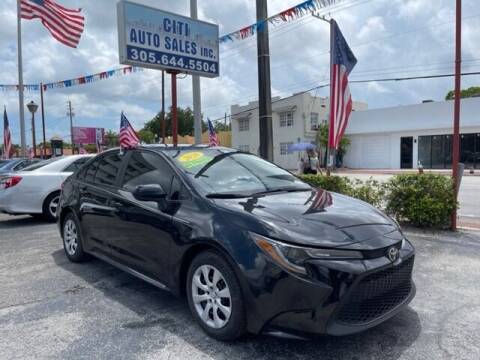 2020 Toyota Corolla for sale at CITI AUTO SALES INC in Miami FL