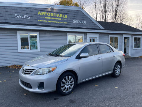 2013 Toyota Corolla for sale at Affordable Motor Group Inc in Worcester MA