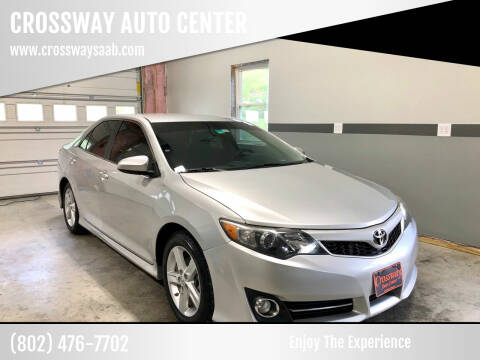 2014 Toyota Camry for sale at CROSSWAY AUTO CENTER in East Barre VT
