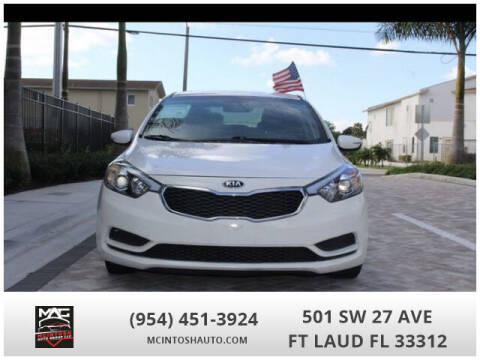 2016 Kia Forte for sale at McIntosh AUTO GROUP in Fort Lauderdale FL