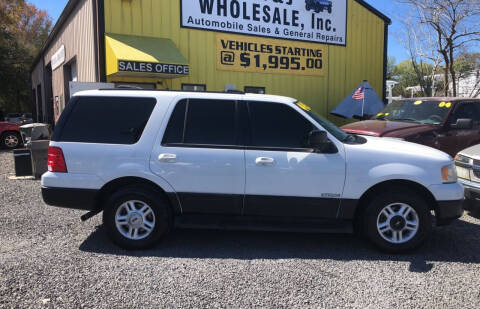 2003 Ford Expedition for sale at H & J Wholesale Inc. in Charleston SC