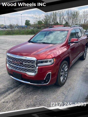 2021 GMC Acadia for sale at Wood Wheels INC in Jacksonville IL