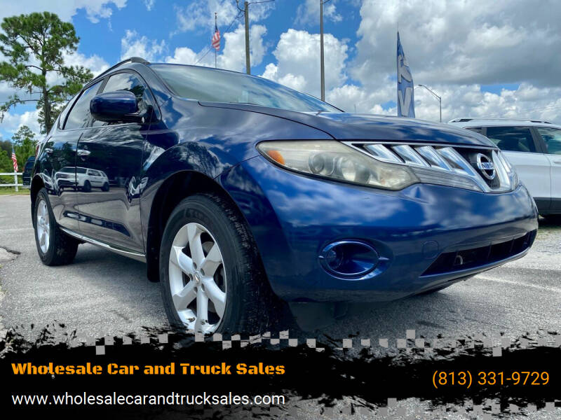 2009 Nissan Murano for sale at Wholesale Car and Truck Sales in Plant City FL