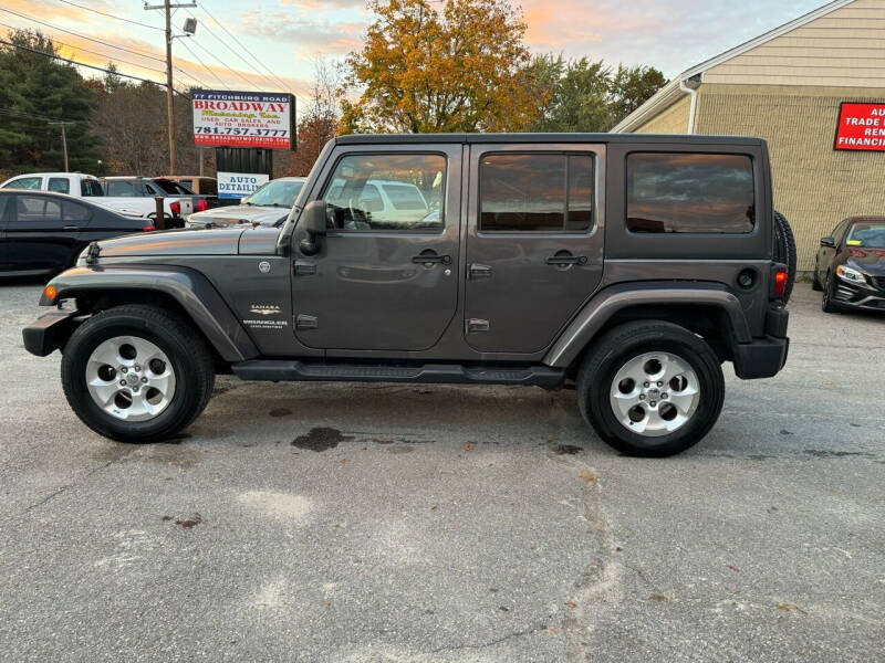 2014 Jeep Wrangler Unlimited for sale at Broadway Motoring Inc. in Ayer MA