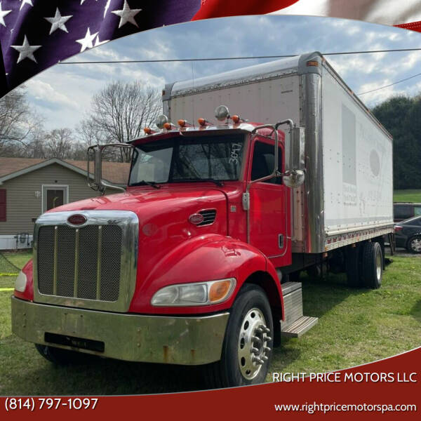 2009 Peterbilt 335 for sale at Right Price Motors LLC in Cranberry PA