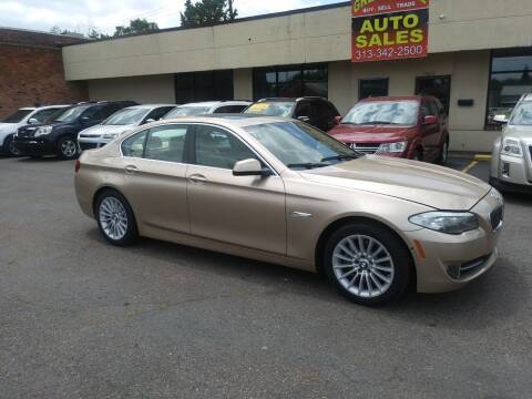 2013 BMW 5 Series for sale at GREAT DEAL AUTO SALES in Center Line MI