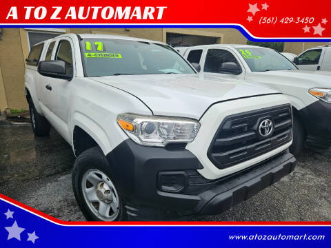 2017 Toyota Tacoma for sale at A TO Z  AUTOMART in West Palm Beach FL