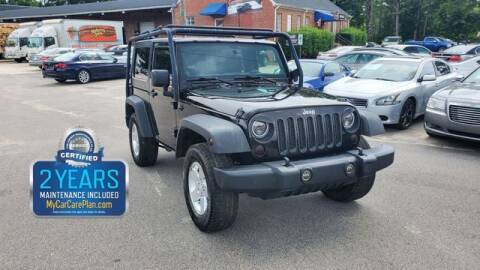 2012 Jeep Wrangler for sale at Complete Auto Center , Inc in Raleigh NC