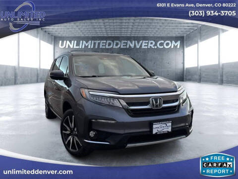 2019 Honda Pilot for sale at Unlimited Auto Sales in Denver CO