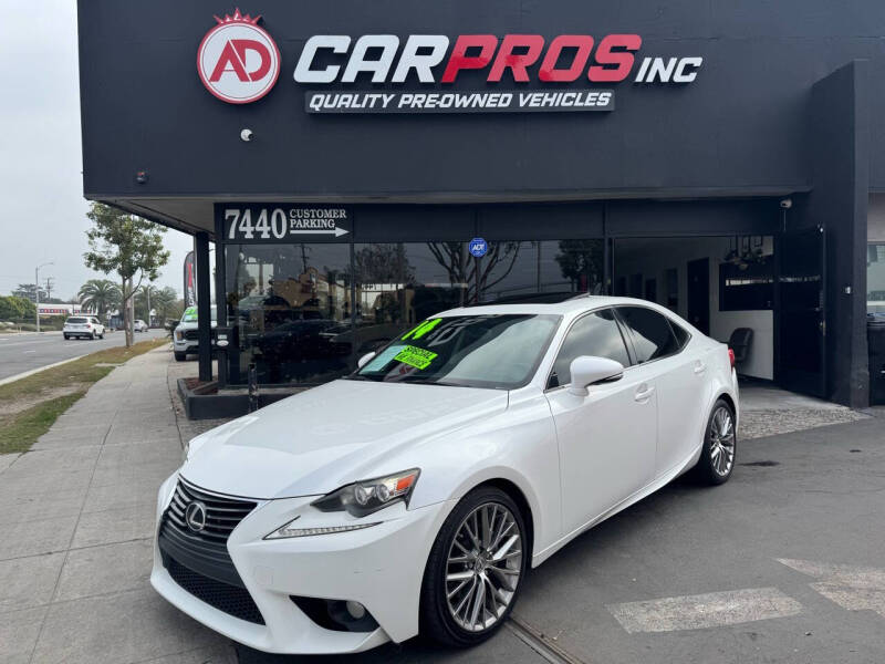 2014 Lexus IS 250 for sale at AD CarPros, Inc. in Downey CA