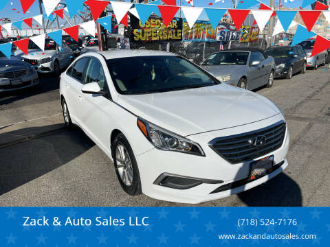 2016 Hyundai Sonata for sale at Zack & Auto Sales LLC in Staten Island NY