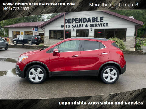 2015 Buick Encore for sale at Dependable Auto Sales and Service in Binghamton NY