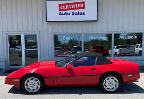 1990 Chevrolet Corvette for sale at Certified Auto Sales in Des Moines IA