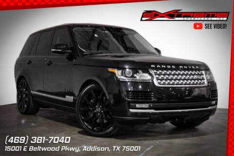 2013 Land Rover Range Rover for sale at EXTREME SPORTCARS INC in Addison TX