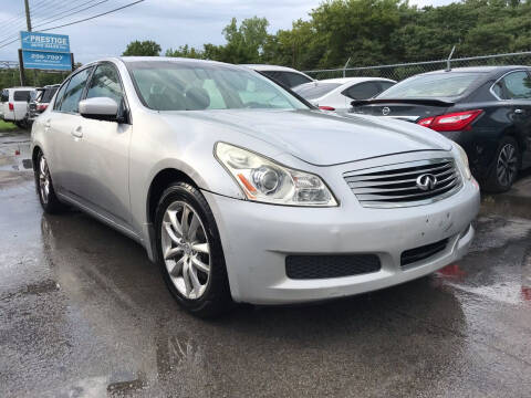 2009 Infiniti G37 Sedan for sale at Prestige Auto Sales Inc. in Nashville TN
