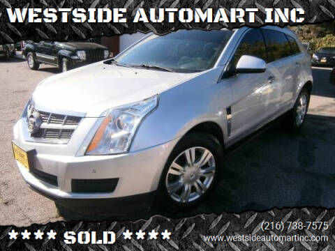 2012 Cadillac SRX for sale at WESTSIDE AUTOMART INC in Cleveland OH