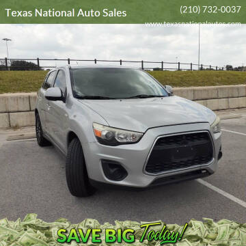 2014 Mitsubishi Outlander Sport for sale at Texas National Auto Sales in San Antonio TX
