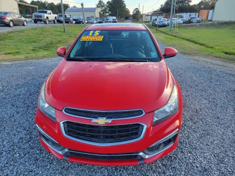 2015 Chevrolet Cruze for sale at Auto Guarantee, LLC in Eunice LA