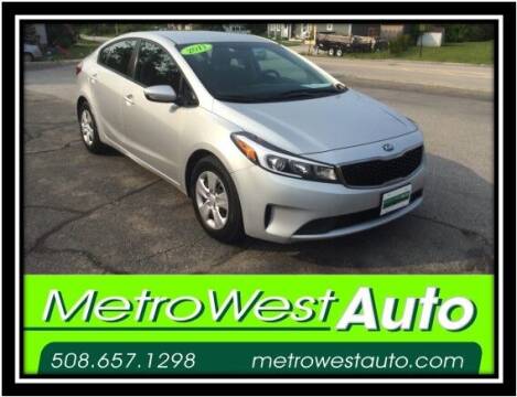2017 Kia Forte for sale at Metro West Auto in Bellingham MA