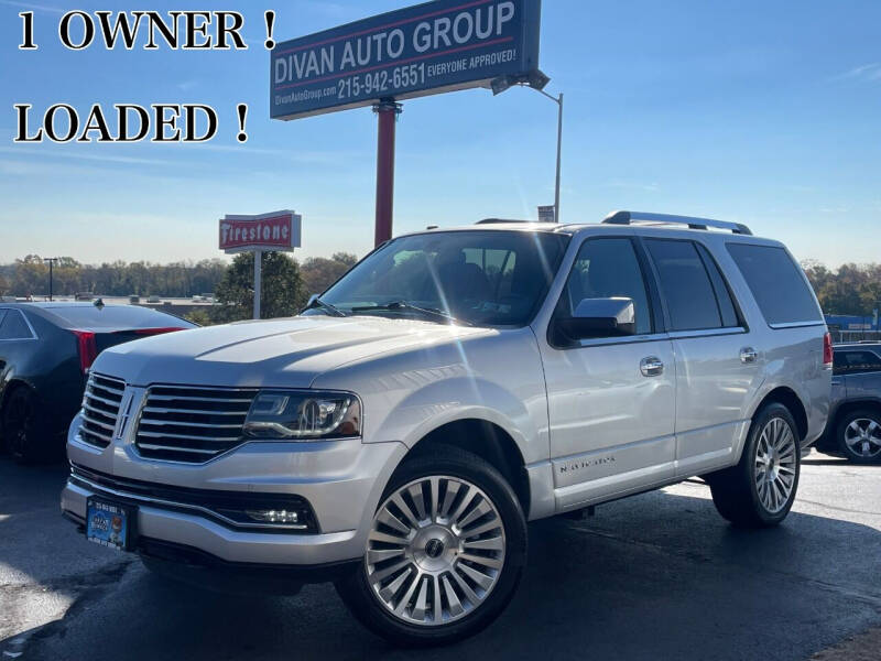 2017 Lincoln Navigator for sale at Divan Auto Group in Feasterville Trevose PA