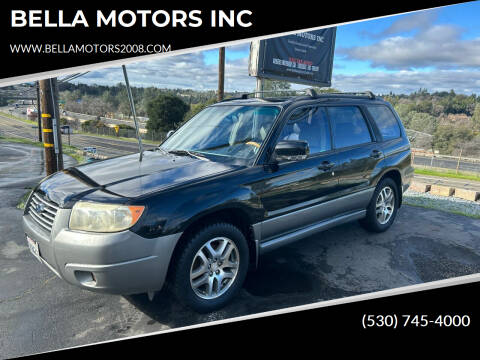 2006 Subaru Forester for sale at BELLA MOTORS INC in Auburn CA