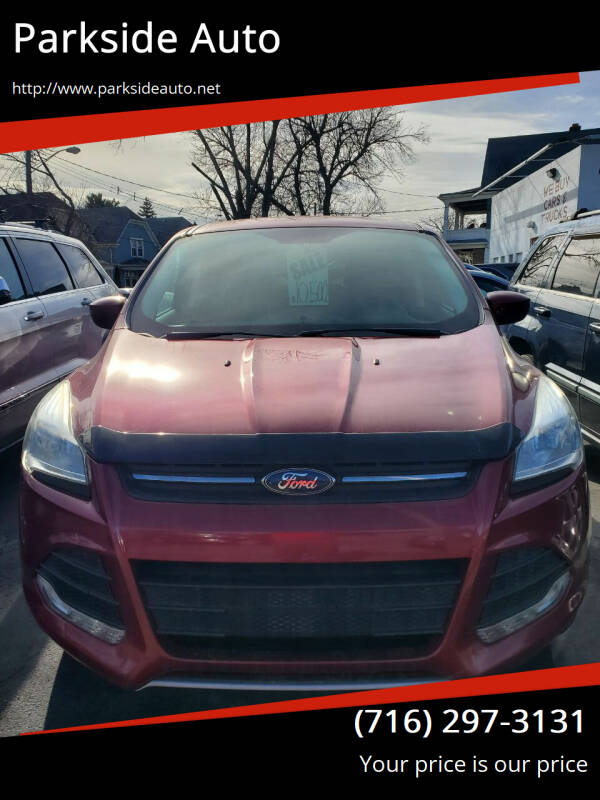 2016 Ford Escape for sale at Parkside Auto in Niagara Falls NY