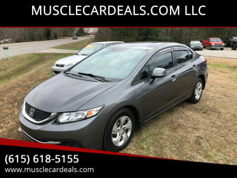 2013 Honda Civic for sale at MUSCLECARDEALS.COM LLC - Chad Cline   Musclecardeals.com LLC in White Bluff TN