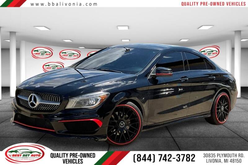 2014 Mercedes-Benz CLA for sale at Best Bet Auto in Livonia MI