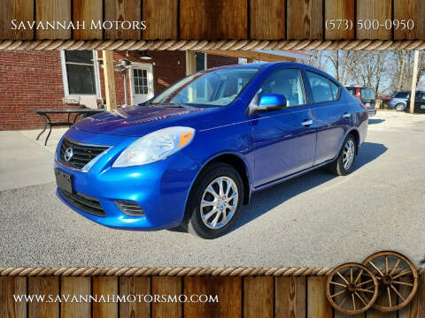 2014 Nissan Versa for sale at Savannah Motors in Whiteside MO
