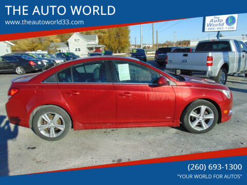 2013 Chevrolet Cruze for sale at THE AUTO WORLD in Churubusco IN