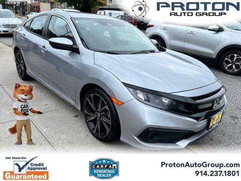 2019 Honda Civic for sale at Proton Auto Group in Yonkers NY