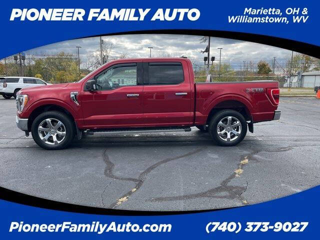 Used 2021 Ford F-150 XLT with VIN 1FTFW1E55MFA18936 for sale in Williamstown, WV