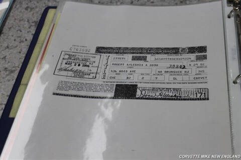 1982 Chevrolet Corvette Collector Edition