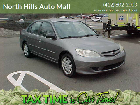 2005 Honda Civic for sale at North Hills Auto Mall in Pittsburgh PA