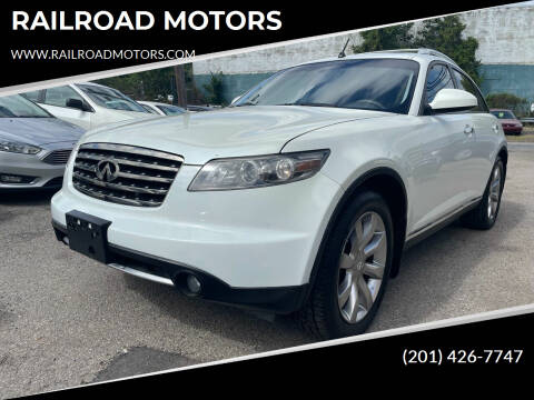 2008 Infiniti FX35 for sale at RAILROAD MOTORS in Hasbrouck Heights NJ