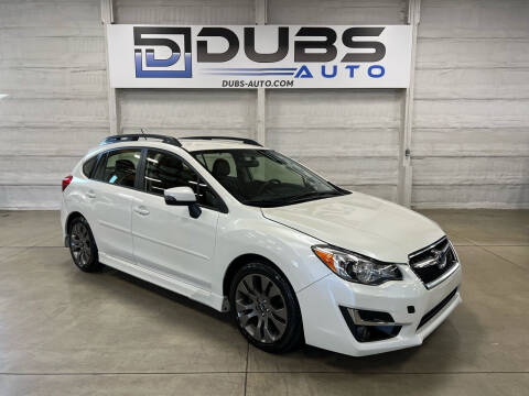 2015 Subaru Impreza for sale at DUBS AUTO LLC in Clearfield UT