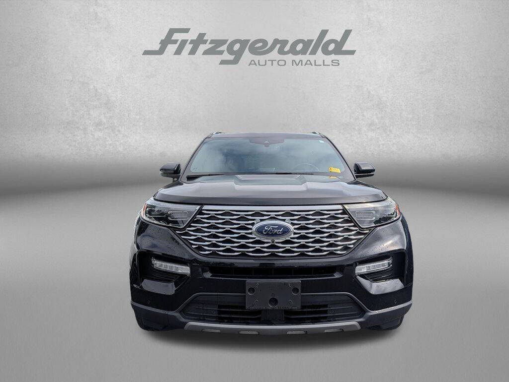 Black 2020 Ford Explorer Platinum AWD Platinum 4dr SUV 2