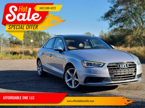 2016 Audi A3 for sale at AFFORDABLE ONE LLC in Orlando FL